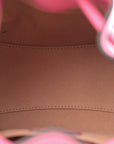 Calfskin Star Studded Bon Bon Bucket Bag Candy Pink