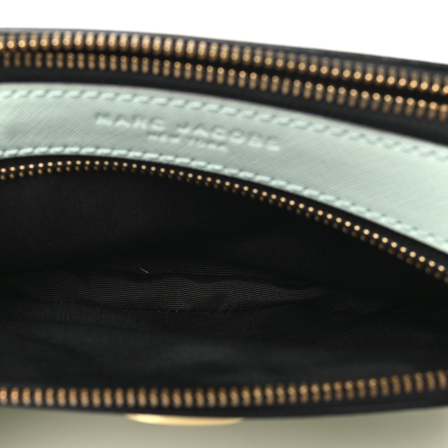 Saffiano Small Snapshot Camera Bag Mint Multicolor
