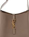Grained Calfskin Small Le 5 A 7 Soft Hobo Dusty Grey