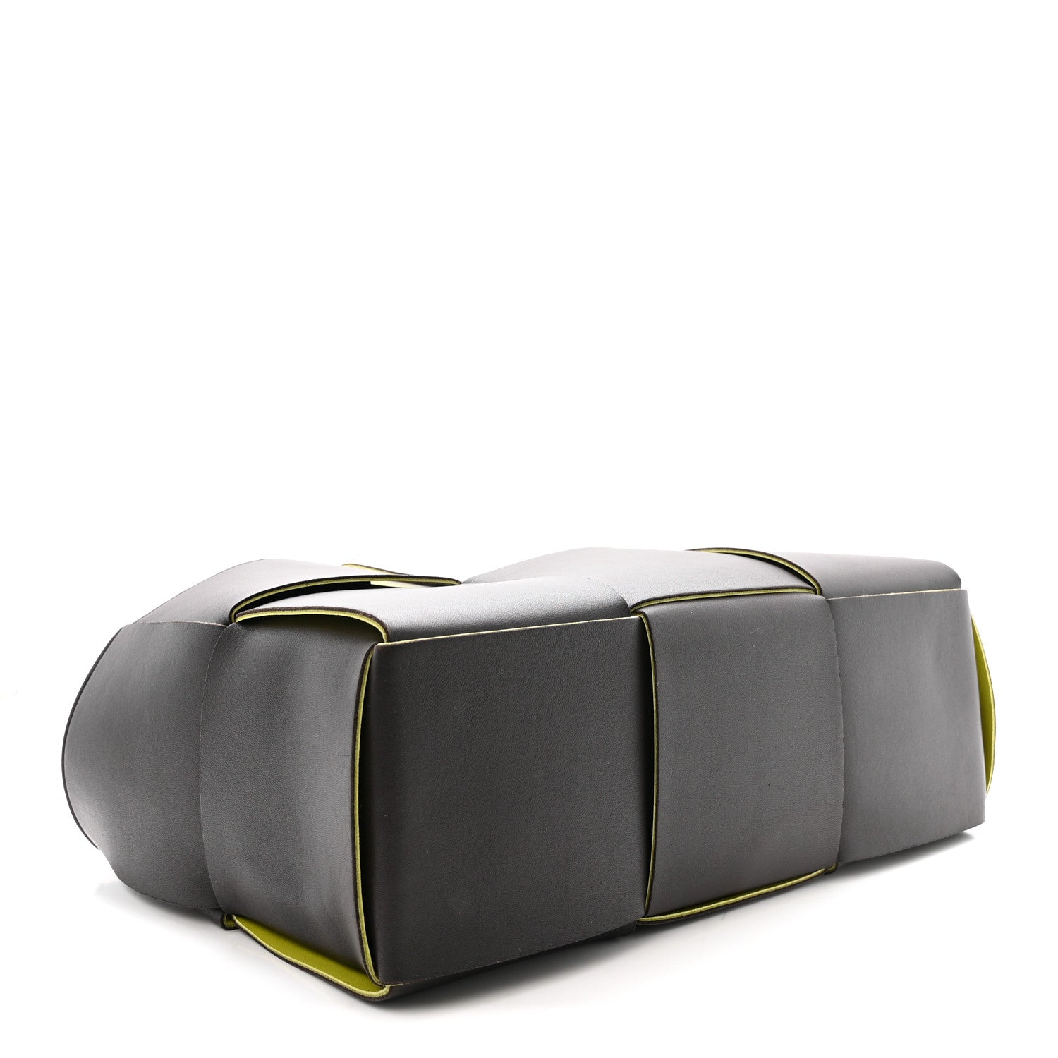Nappa Maxi Intrecciato Medium Arco Tote Fondant Kiwi