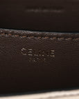 Lizard Small Classic Box Flap Bag Natural