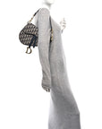 Oblique Saddle Bag Blue