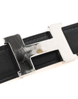 Swift Epsom 24mm Constance H Belt 65 Black Orange