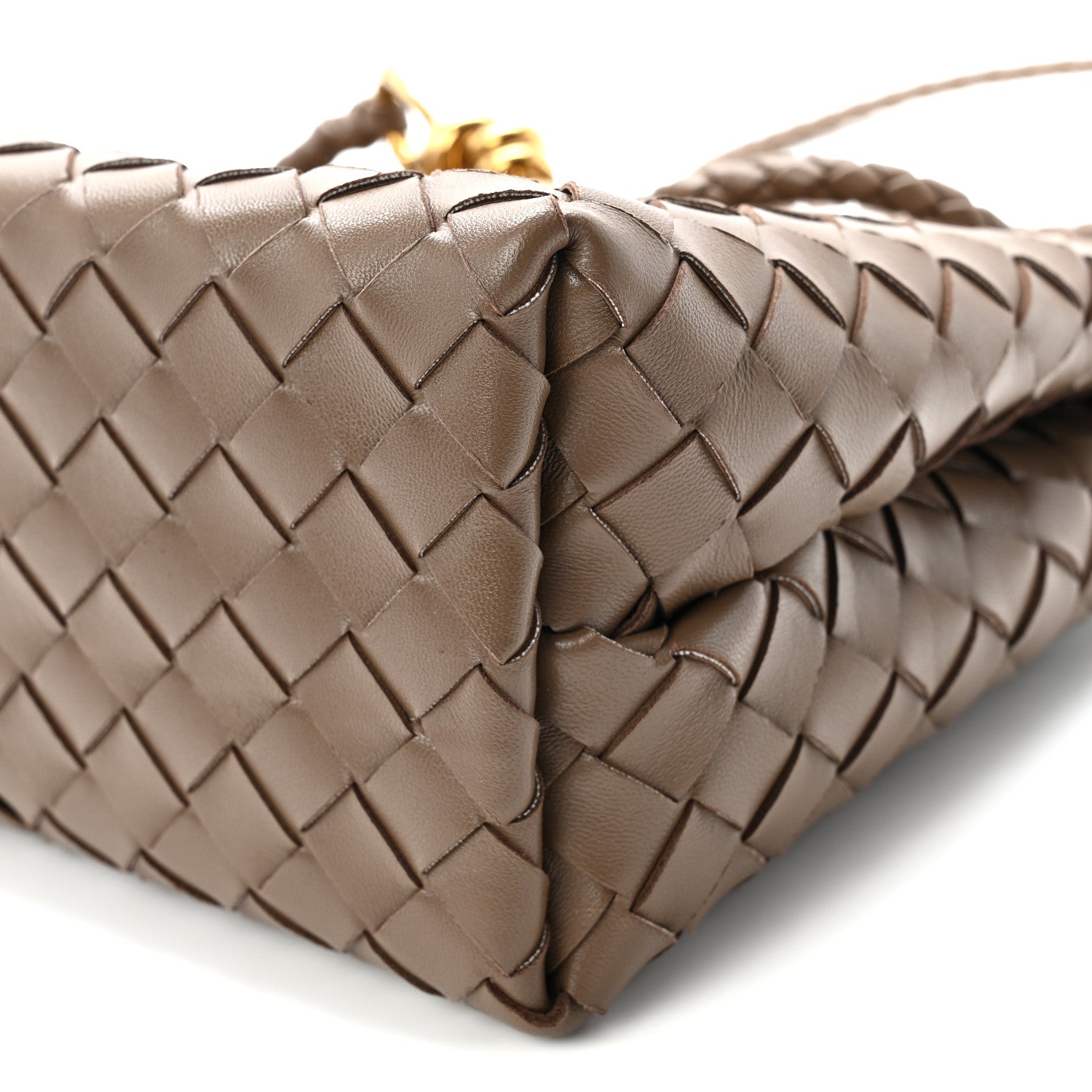 Nappa Intrecciato Small Andiamo Shoulder Bag Pinecone