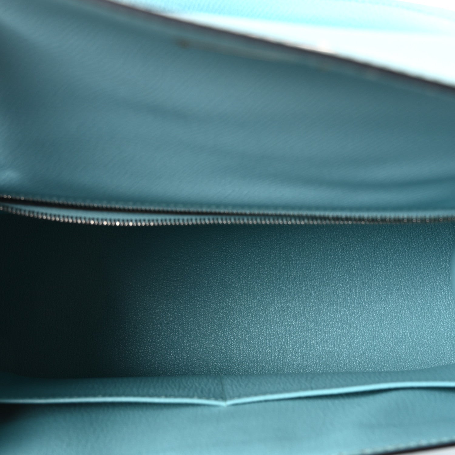 Madame Calfskin Kelly Sellier 25 Bleu Du Nord