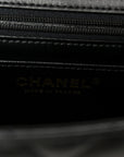 Lambskin Quilted Mini Rectangular Flap Black