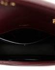 Lambskin Chevron Quilted Small LouLou Rouge Cabernet