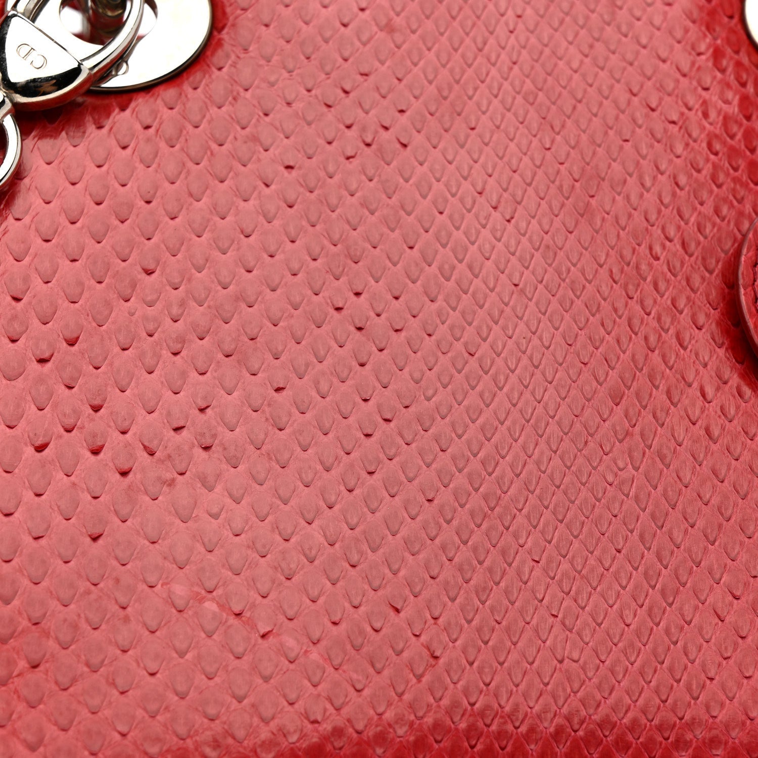 Snakeskin Medium Lady D1OR Pink