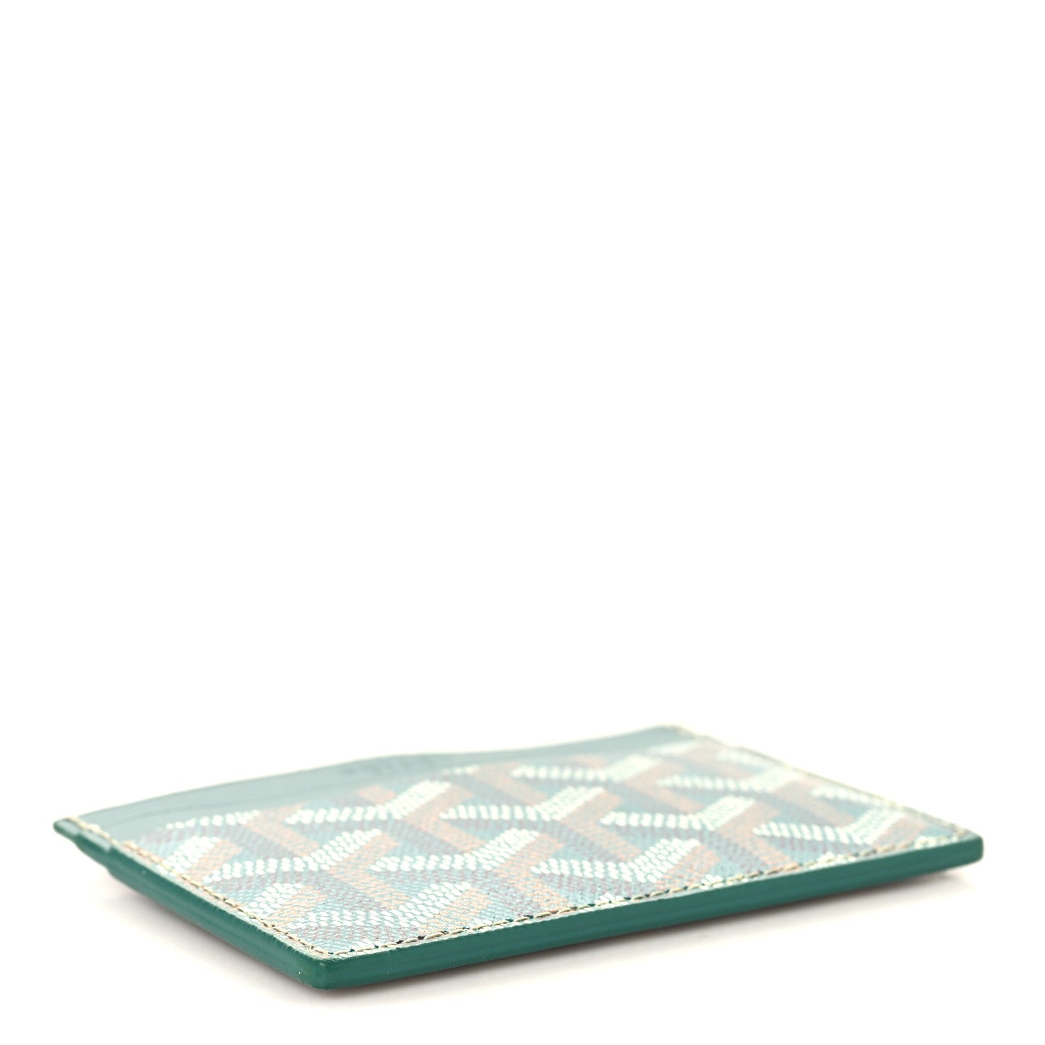 Goyardine Saint Sulpice Card Holder Green