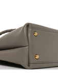 Silky Calfskin Small Ciao Ciao Limestone