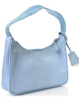 Tessuto Nylon Mini Re-Edition 2000 Bag Celeste