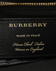 Grainy Calfskin House Check Small Canterbury Black