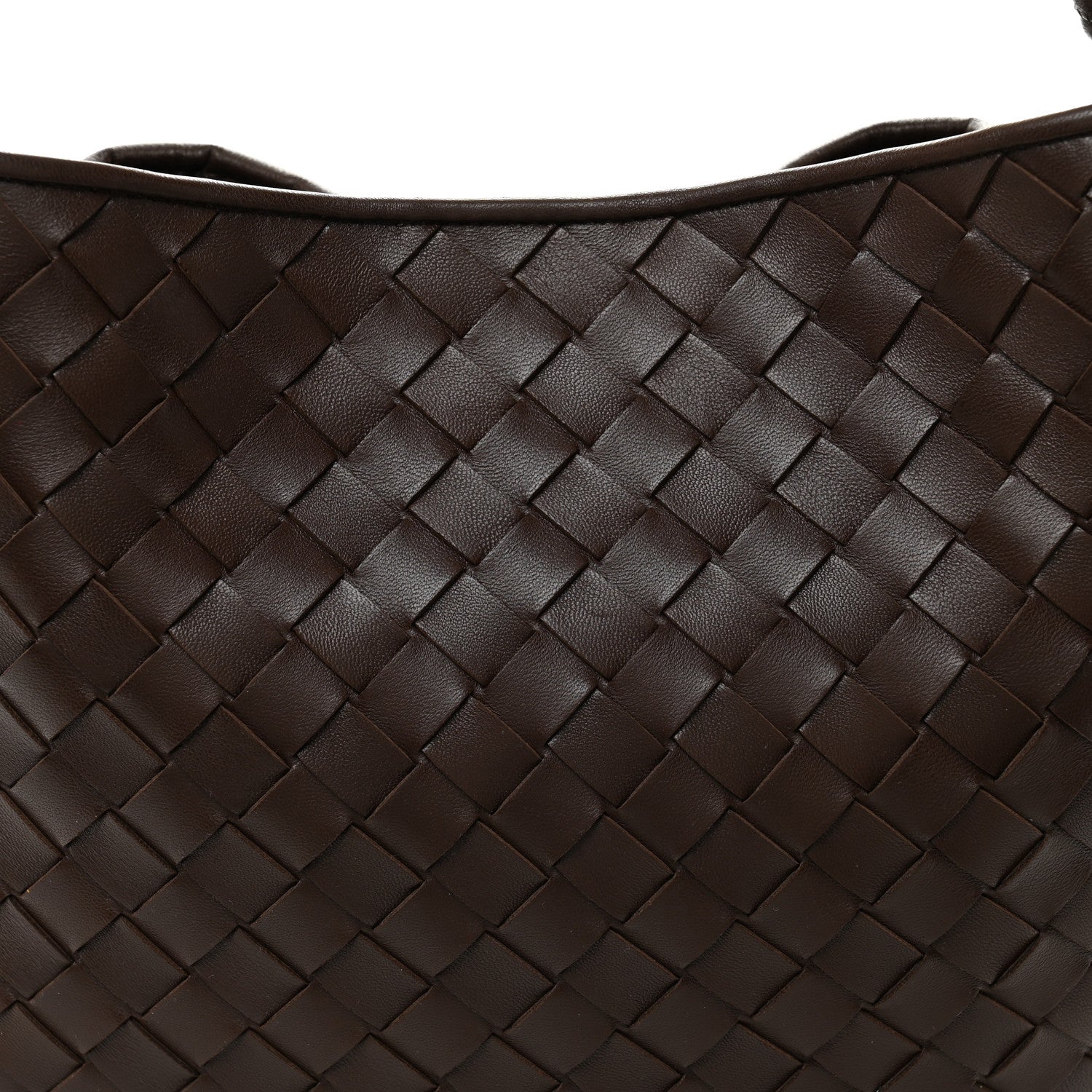 Nappa Intrecciato Sardine Bag Bitter Chocolate