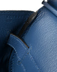Epsom Birkin 35 Bleu Agate