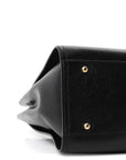 Caviar Small Studded Deauville Tote Black