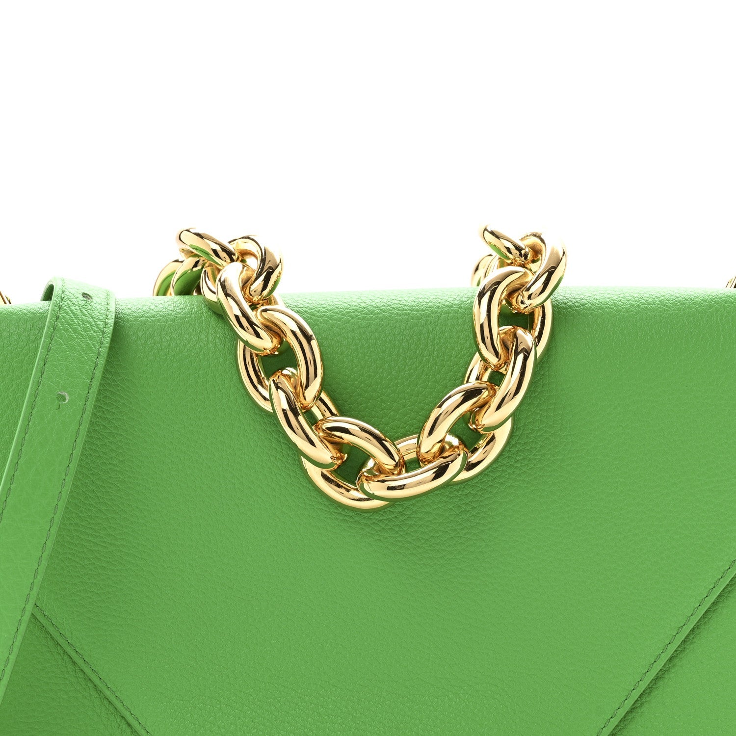Calfskin Mount Envelope Bag Parakeet
