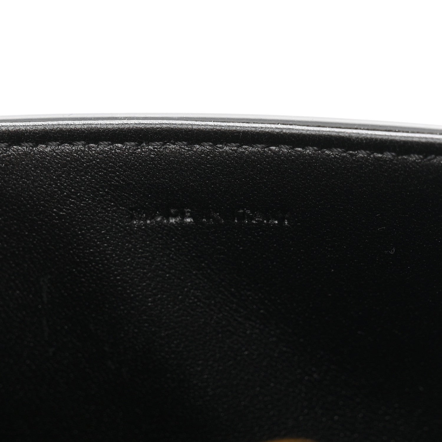 Shiny Calfskin Triomphe Shoulder Bag Black