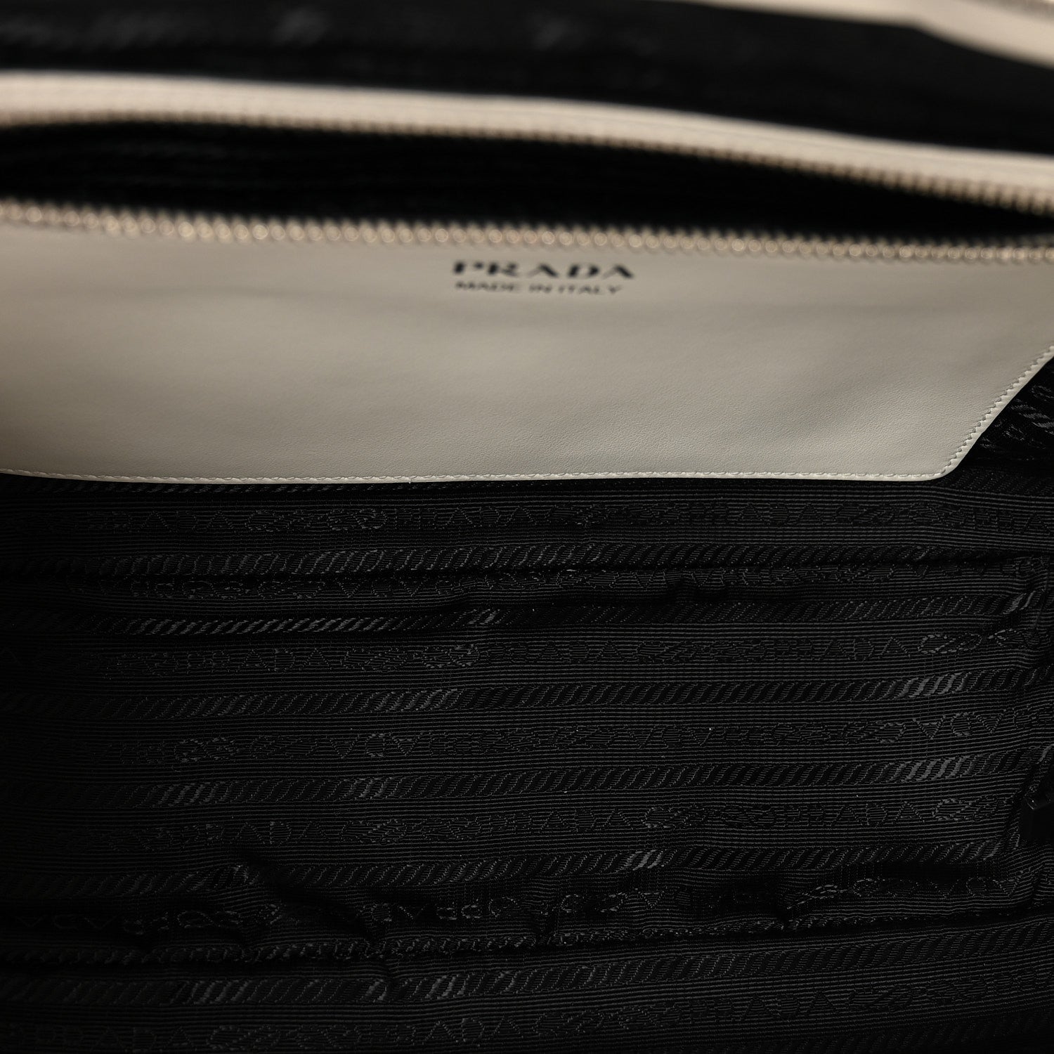 City Calfskin Racing Logo Bowler White Black