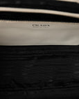 City Calfskin Racing Logo Bowler White Black