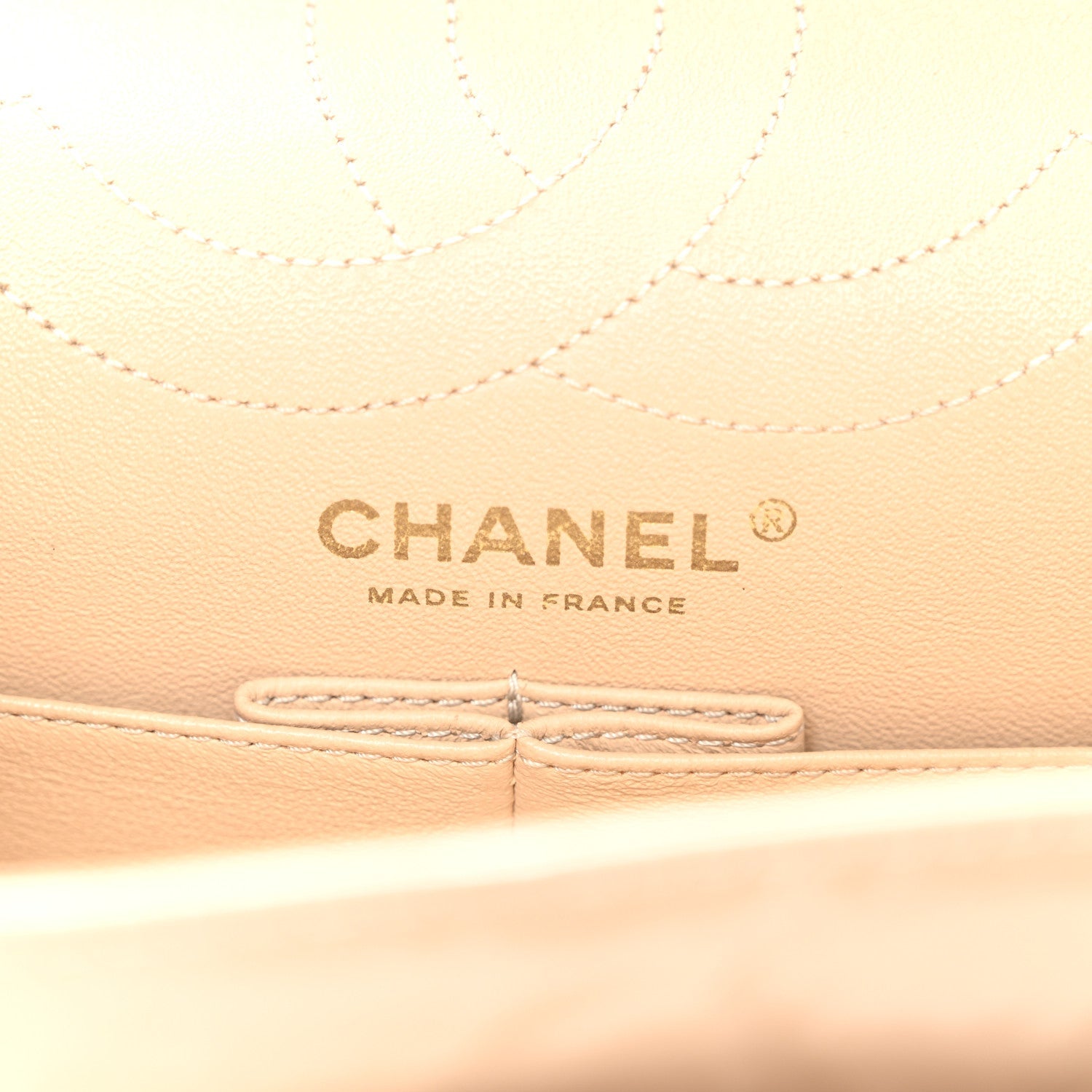 Glazed Calfskin Quilted 2.55 Reissue 226 Flap Light Beige