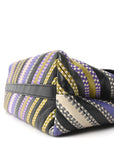 Nappa Striped Small Olimpia Black Multicolor