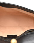Calfskin Matelasse Small GG Marmont Shoulder Bag Black