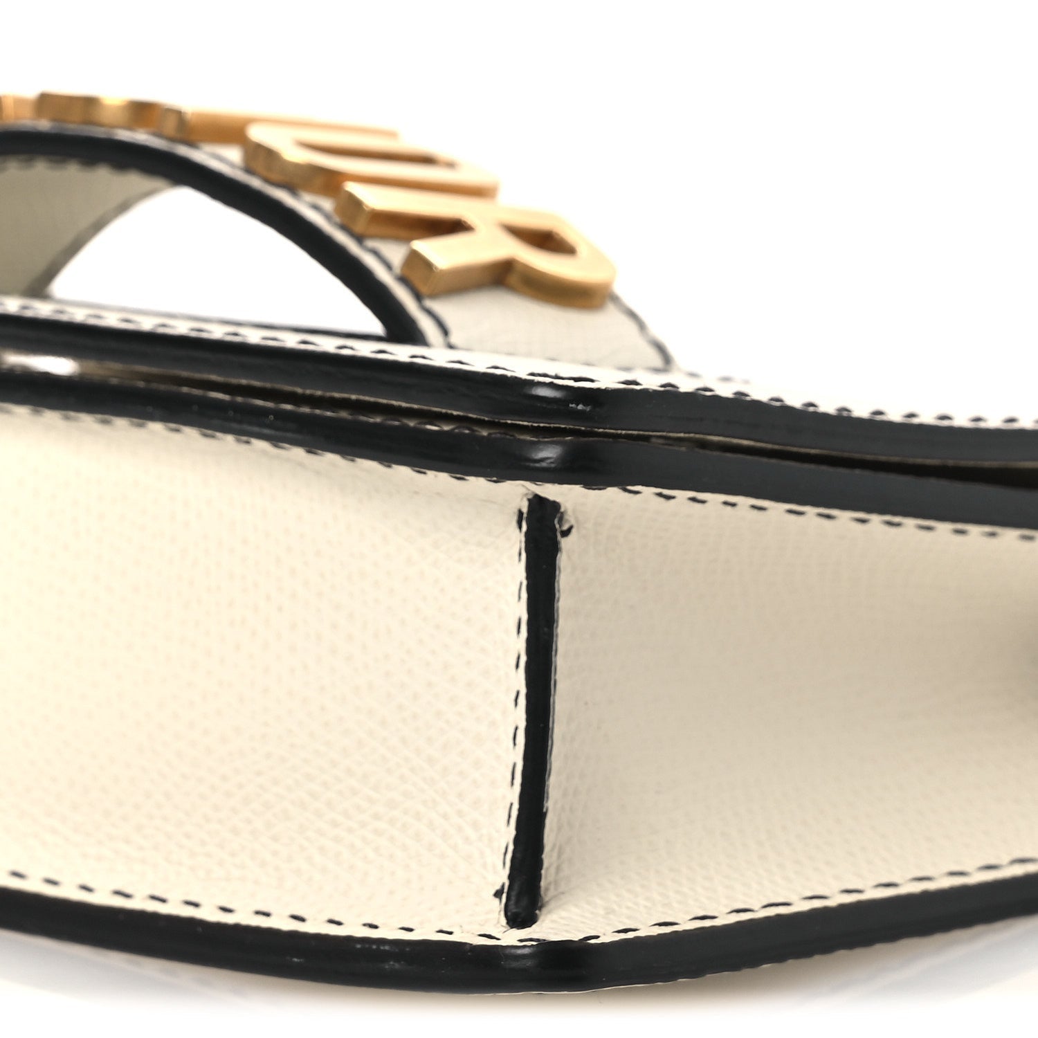 Grained Calfskin Mini J'AD1OR Chain Flap Bag Latte