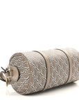 GG Shadow Monogram Ophidia Top Handle Bowler Bag Taupe