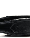 Caviar Quilted CC Turnlock Wallet On Chain WOC Black