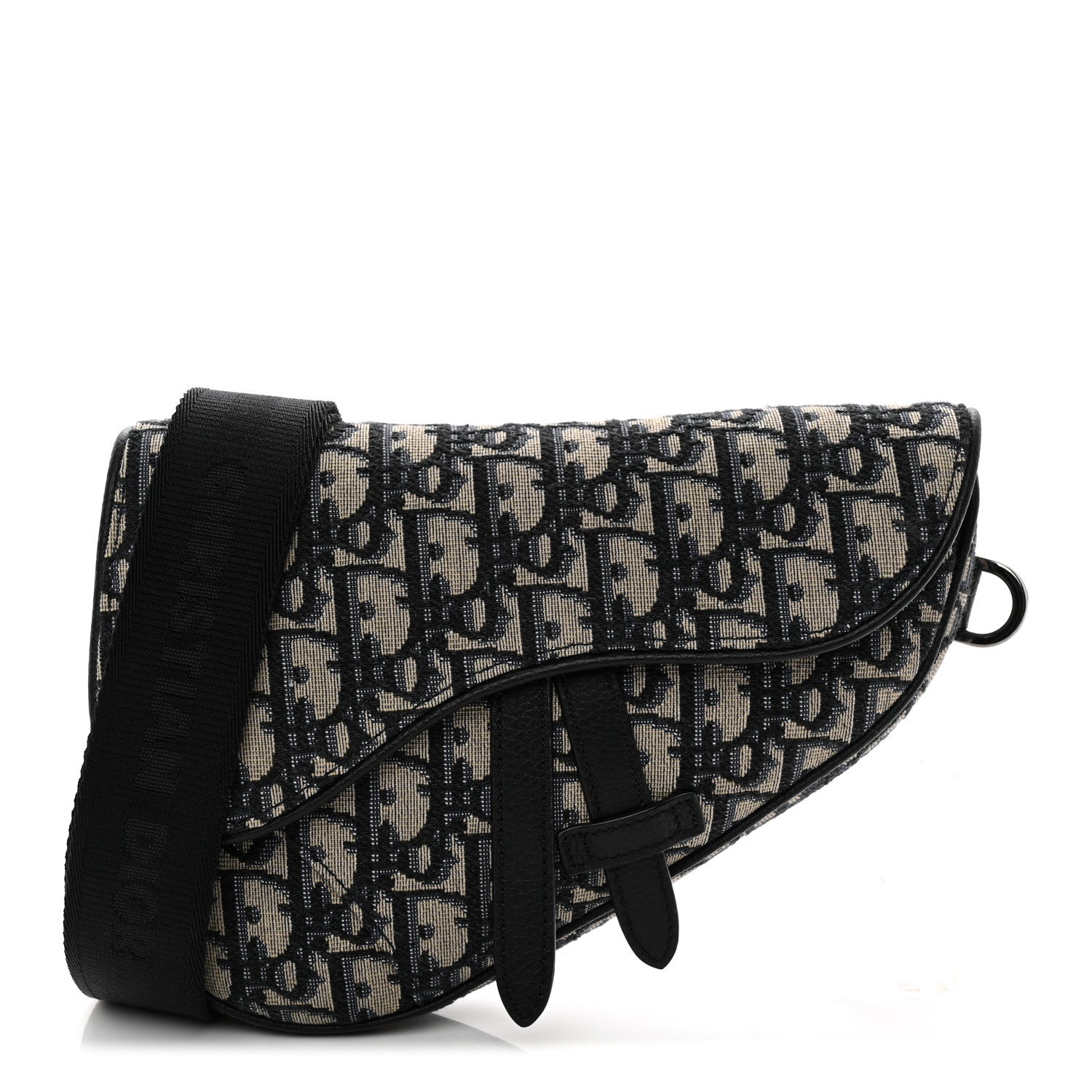 Oblique Mens Mini Saddle Bag Blue