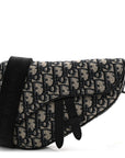 Oblique Mens Mini Saddle Bag Blue