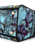 Canvas Toile de Jouy Voyage Embroidered Medium Lady D-Lite Celestial Blue