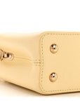 Taurillon Snakeskin Mini Capucines Banane