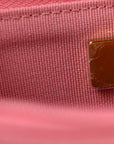 Caviar Quilted Wallet on Chain WOC Pink