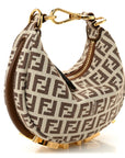 Fabric Jacquard FF 1974 Nano FNDIgraphy Hobo Charm Beige