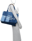 Denim Canvas Large The Tote Bag Blue