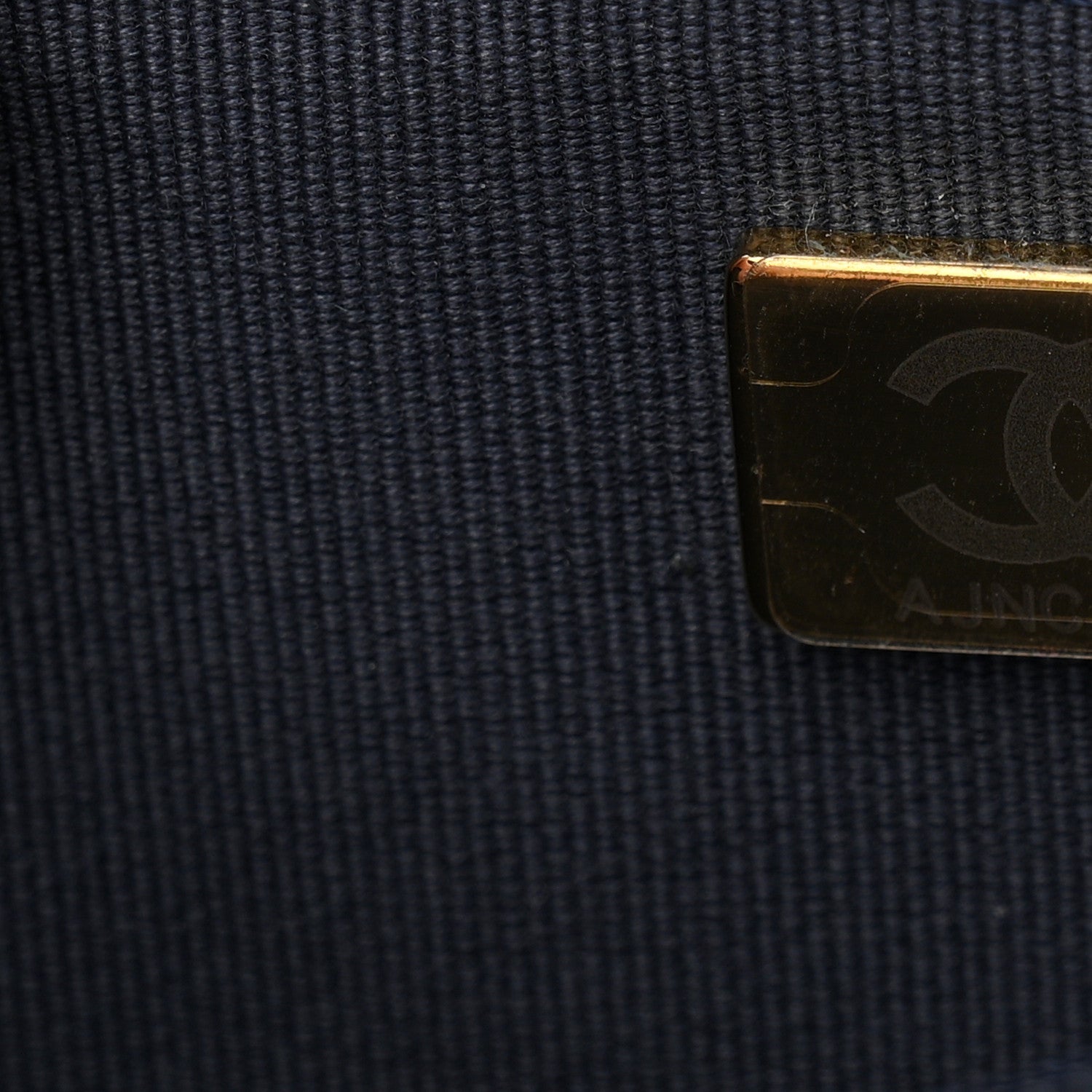 Denim Printed Wallet On Chain WOC Dark Blue