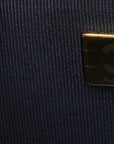 Denim Printed Wallet On Chain WOC Dark Blue
