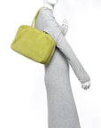 Camoscio Beau Top Handle Bag Edera