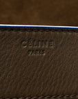 Baby Grained Medium Phantom Luggage Taupe Blue Trim
