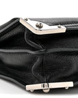 Glace Calf Soft Cahier Bag Black Astrale
