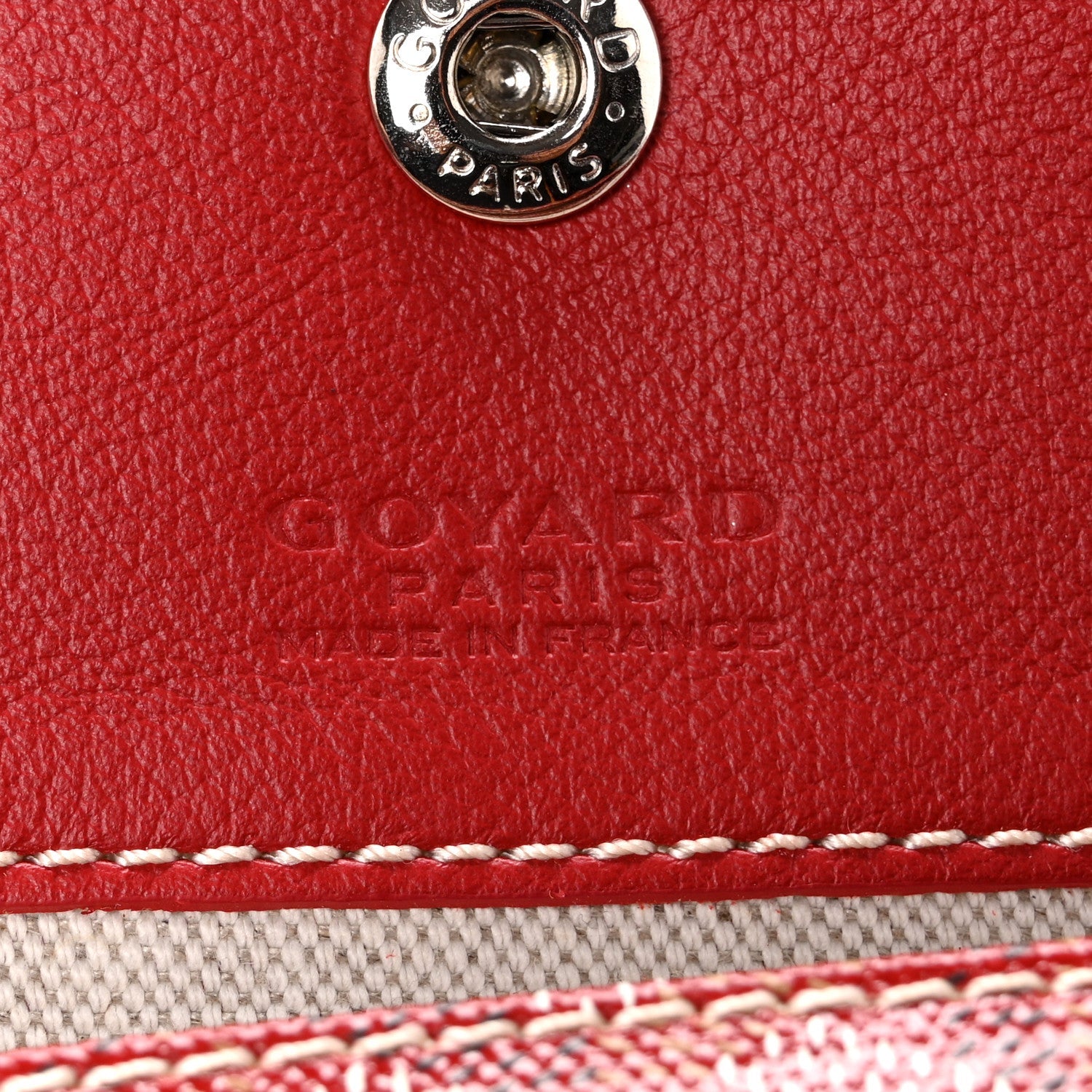 Goyardine Saint Louis GM Red