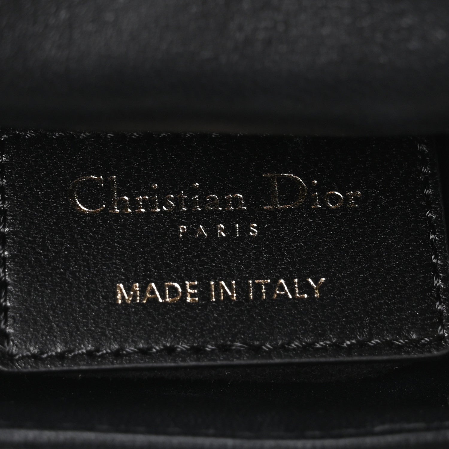 Lambskin Cannage Micro Lady D1OR Black