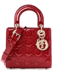 Patent Cannage Small Lady D1OR Cherry Red