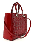 Patent Cannage Large Lady D1OR Red