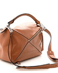 Calfskin Medium Puzzle Bag Tan