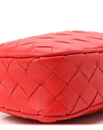 Nappa Intrecciato Phone Case Crossbody Bag Redstone