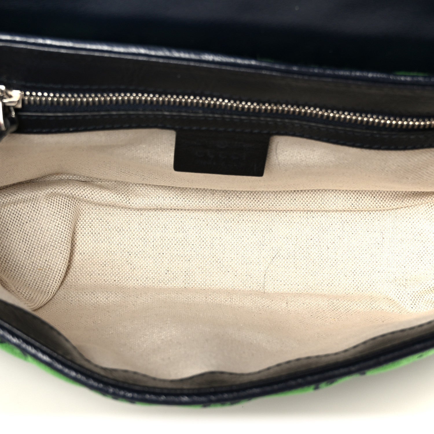 Monogram Multicolor Matelasse Diagonal Small GG Marmont Shoulder Bag Green Blue