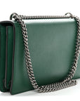 Pebbled Calfskin Small Dionysus Shoulder Bag Emerald