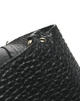 Heritage Grain Check Embossed Medium Dewsbury Tote Black